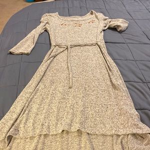 Gray dress with sequins